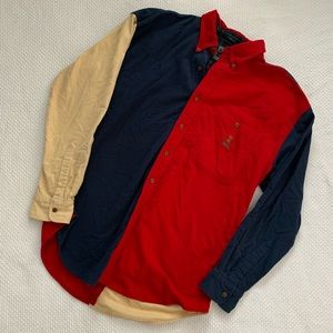 Vintage Ralph Lauren x Chaps Color Block Button Down Shirt
